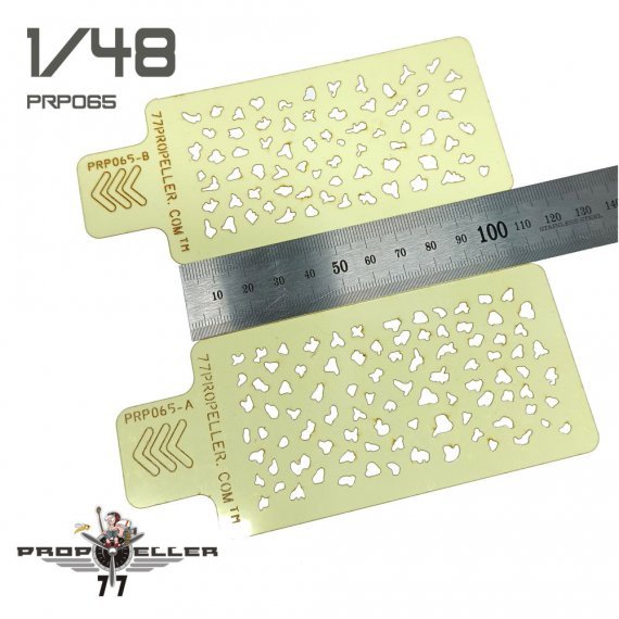 1/48 Italian aircraft camouflage template Type B