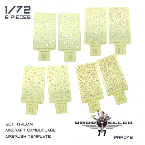 1/72 SET Italian aircraft camouflages templates.