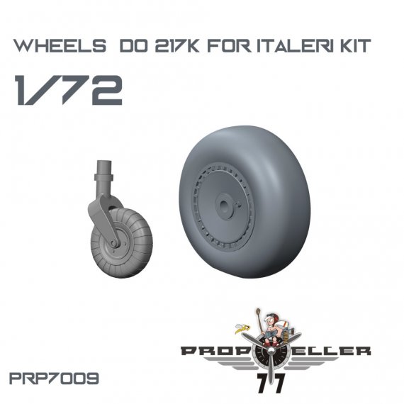 77PROPELLER 1/72 Roues Dornier Do 217K pour Italeri