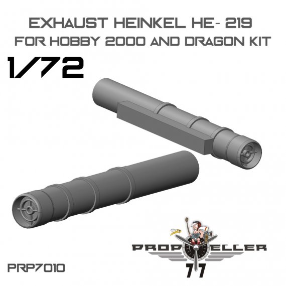 �chappements Heinkel He 219 1/72 Dragon/Hobby 2000
