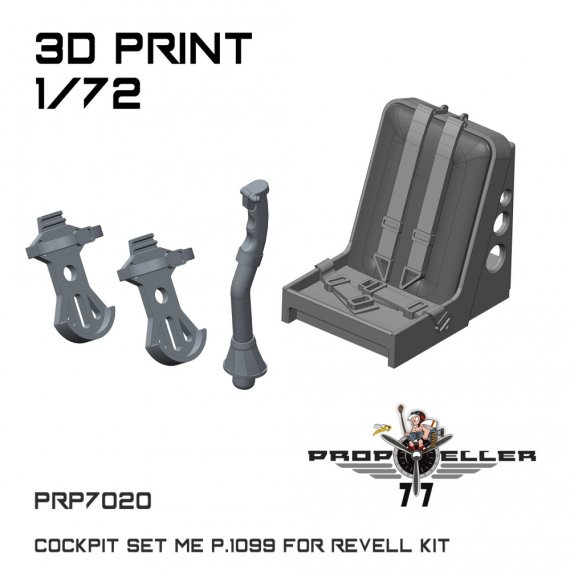 Cockpit 1/72 Me P.1099 pour Revell - Am�lioration