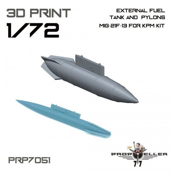 1/72 MiG-21F-13 external fuel tank & pylons for KPM