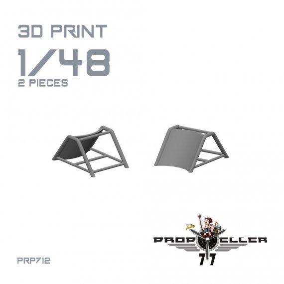 1/48 Wheel Chocks for He 111, Ju 88, Bf 110 2x