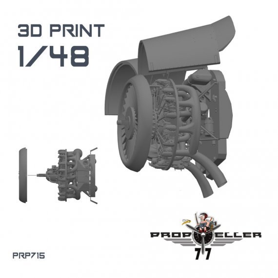 1/48 Engine Z-37 / Z-37A Cmelak for MACO