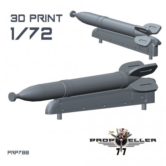 1/72 RS-132 Soviet WWII Rockets.