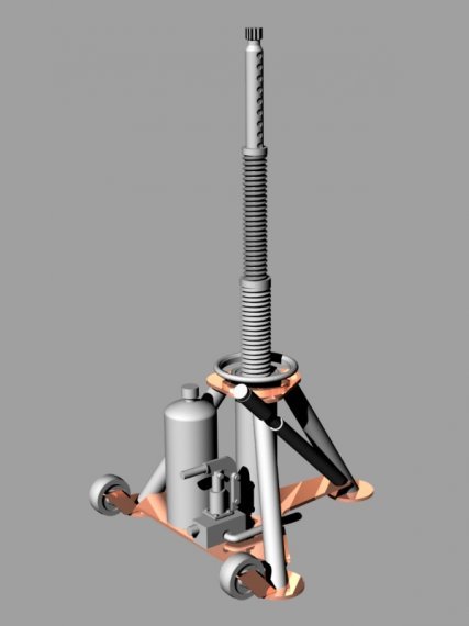 1/48 4,5 Ton Two-Stage Jack resin + photoetched