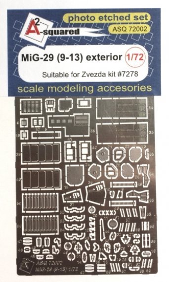 1/72 Mikoyan MiG-29 Exterior Photo etched set