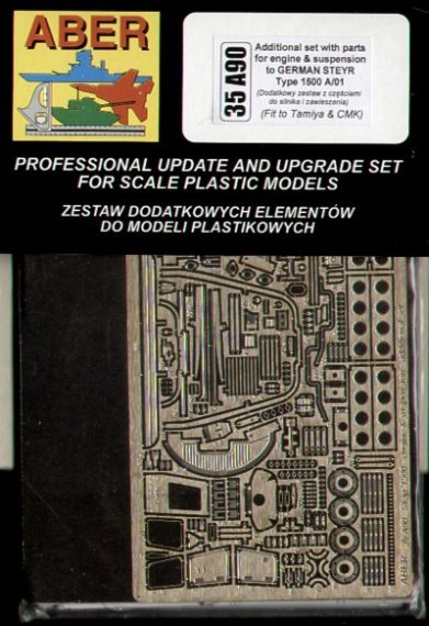1/35 Steyr 1500 engine and suspension additional set for Tamiya