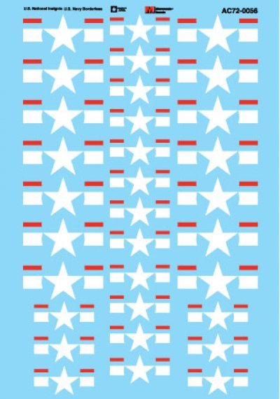 1/72 United State Navy Insignia Borderless