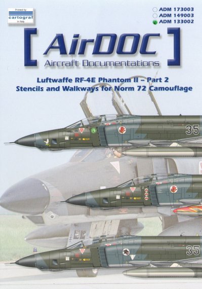 1/32 McDonnell RF-4E Phantom II stencils and walkways in Norm 72