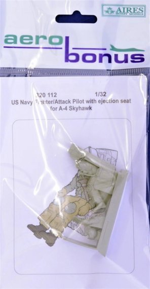 1/32 US Navy Pilot for A-4 with ejection seat
