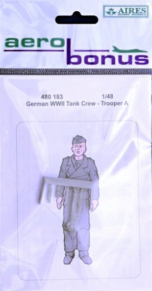 1/48 German WWII Tank crew  Trooper A