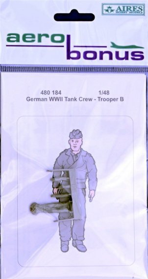 1/48 German WWII Tank crew  Trooper B