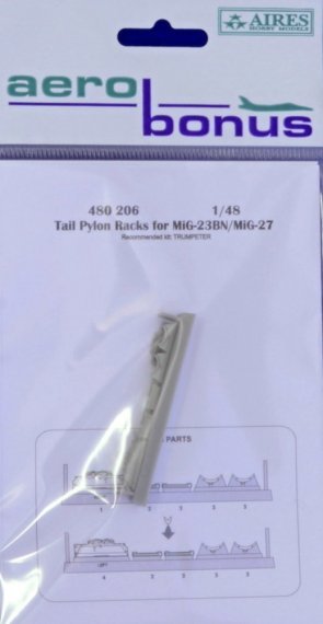 1/48 Tail pylon racks for MiG-23B/MiG-27
