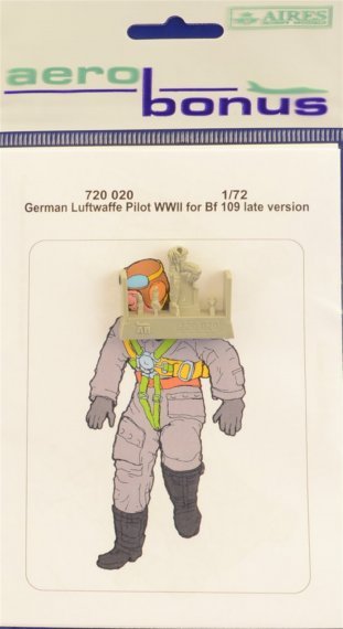 1/72 German Luftwaffe Pilot WWII for Bf 109 late v