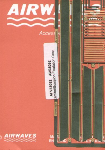 1/35 Cvr FV101 Scorpion / Cvr FV107 Scimitar flotation gear for