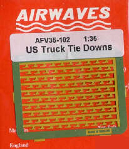 1/35 US truck tie down brackets