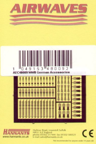 1/48 WWII German Accessories