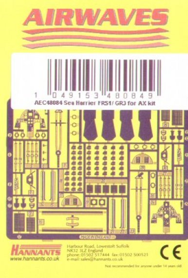 1/48 Sea Harrier FRS.Mk.1/Harrier GR.3 (Airfix)