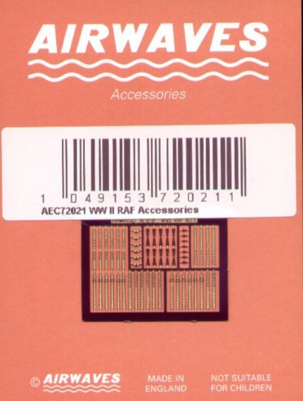 1/72 WWII RAF aircraft accessories