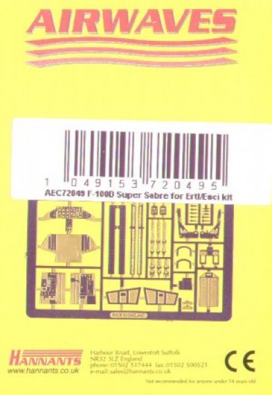 1/72 North-American F-100D Super Sabre