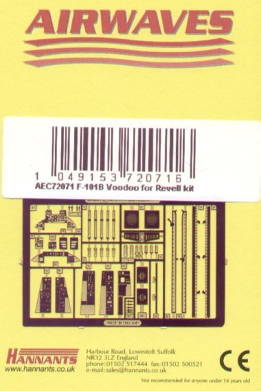 1/72 McDonnell F-101B Voodoo (Revell)