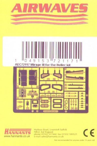 1/72 Dassault Mirage III (Heller)