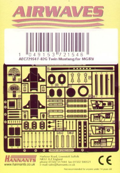 1/72 North-American F-82G Twin Mustang (Monogram, Revell)