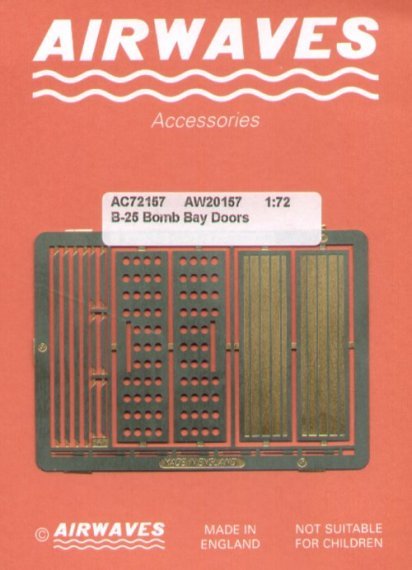 1/72 North-American B-25H/B-25J Mitchell bomb bay doors