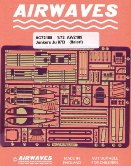 1/72 Junkers Ju 87B/C (for Italeri)