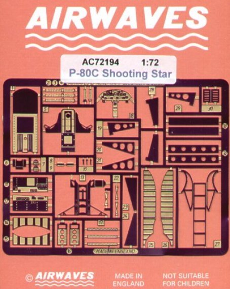1/72 Lockheed F-80C Shooting Star (Airfix)