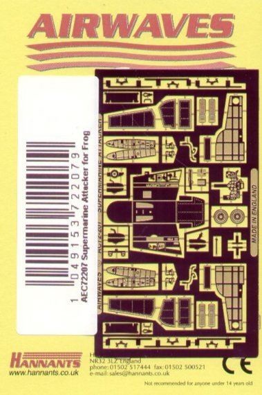 1/72 Supermarine Attacker F.1 (designed to be used with Ark Mode