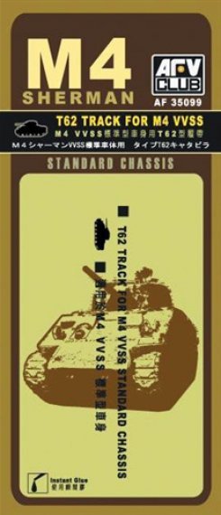 1/35 M4A1 Sherman /M4A3 Sherman Vvss T62 track
