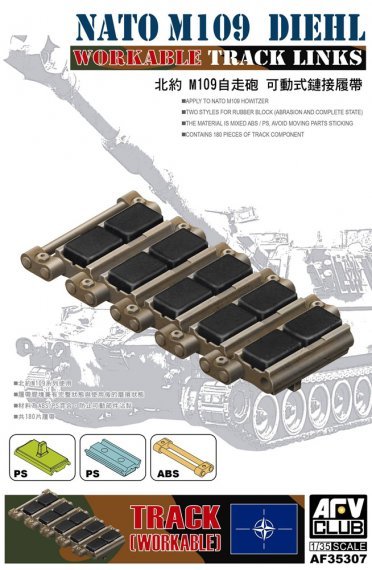 1/35 German Diehl Defence Workable Track Links for Nato M109