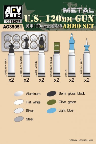 US 120mm Ammo Set