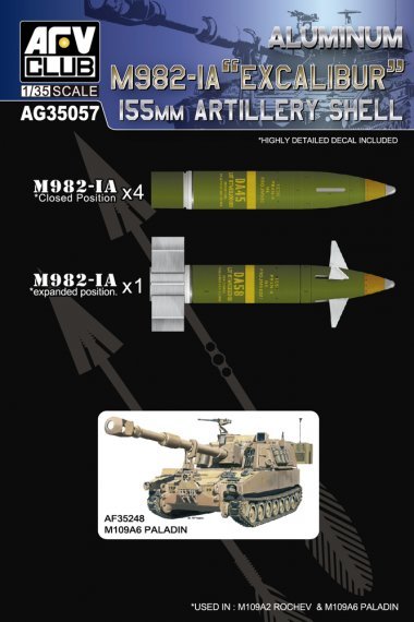 1/35 M982-1A Excalibur 155mm Artillery Shell
