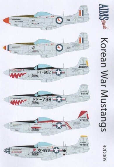 1/32 Korean War North-American F-51 Mustangs
