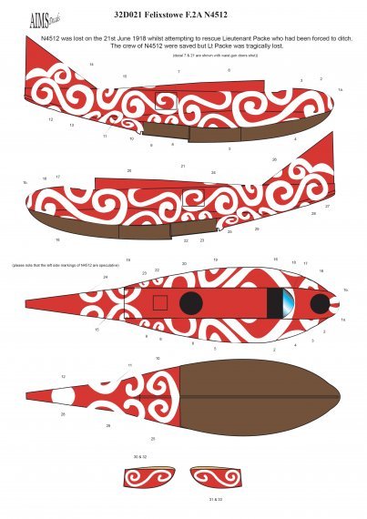 1/32 Felixstowe F.2A N4512