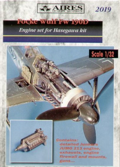 Aires Upgrade set: Fw 190D detail engine set