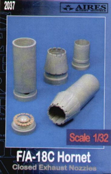 Aires Upgrade set: F/A-18C/D Hornet exhaust nozzles  closed pos
