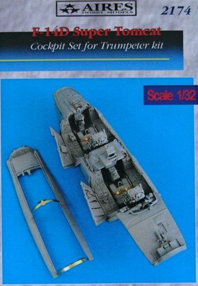 1/32 F-14D Super Tomcat cockpit set (Trumpeter)