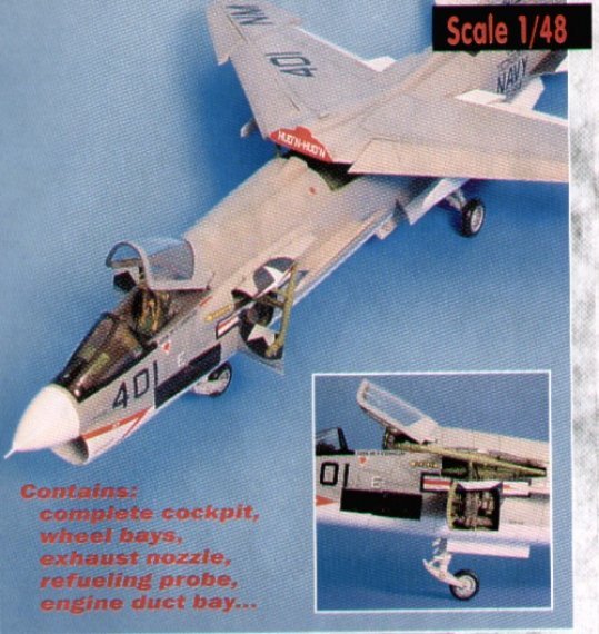 Aires Upgrade set: F-8E CRUSADER detail set