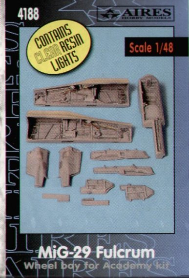 Aires Upgrade set: MIG-29A Fulcrum wheel bay