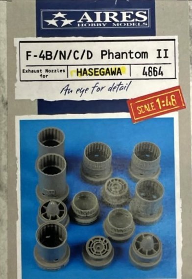 1/48 F-4B/N/C/D & RF-4B/C Phantom II exhaust nozzles