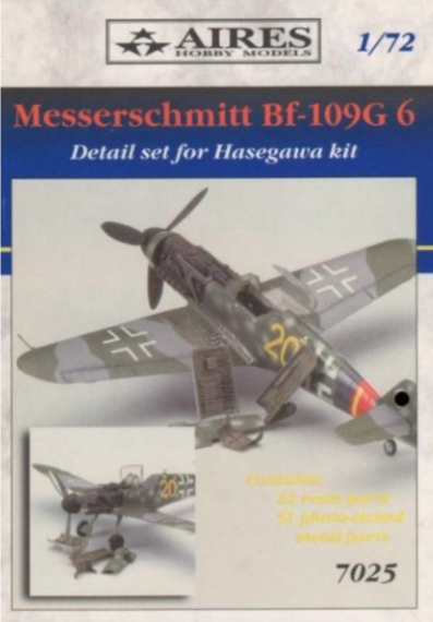 Aires Upgrade set: Messerschmitt Bf 109G-6 detail set