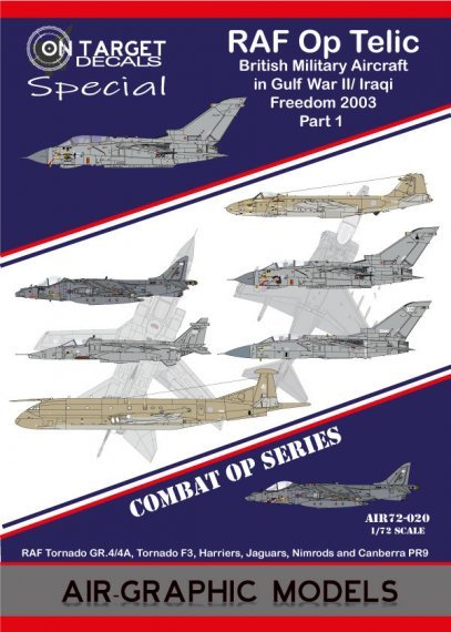 1/72 Raf Combat jets in Operation Telic 2003