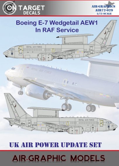 1/72 Boeing E-7 Wedgetail AEW.1 in Raf service