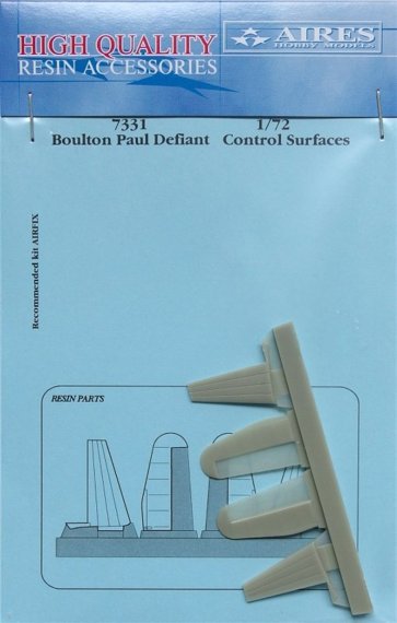 1/72 Boulton-Paul Defiant Mk.I control surfaces (for Airfix)