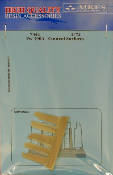 1/72 Fw 190A control surfaces