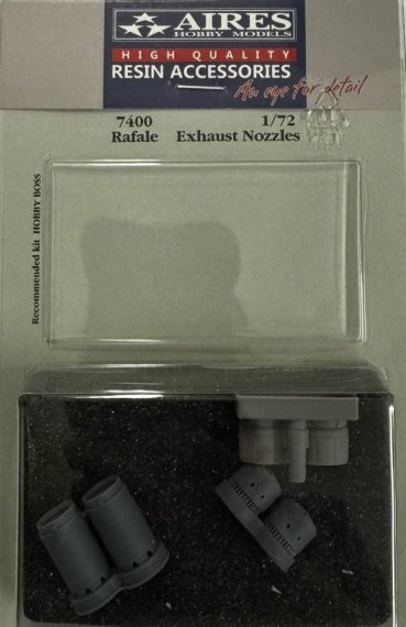 Aires Tuy�res d'�chappement Rafale 1/72 pour Hobby Boss